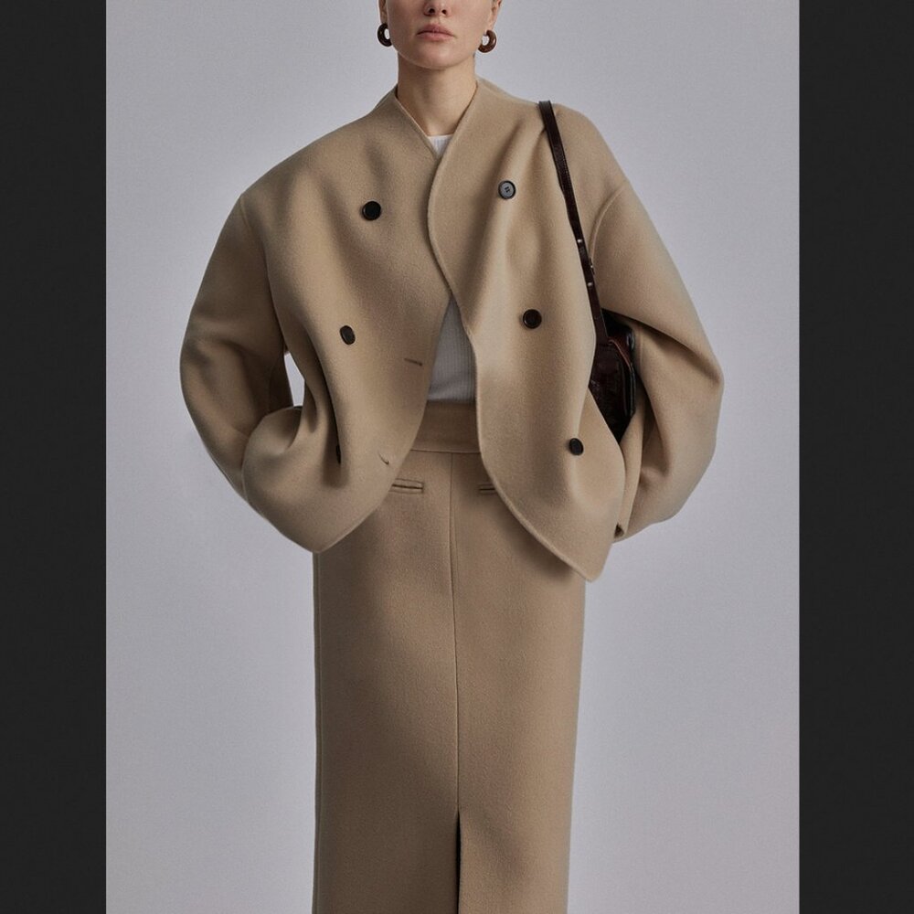 NWT Commense Tan Jacket, XS